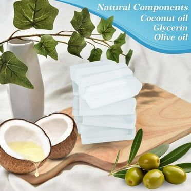 Hot Sale! Soap Making Supplies -DIY- Soap Base For Soap Making - Melt And Pour Soap Base - Clear Glycerin Soap Base - Homemade Soap Supplies for Children And Family 1Pack
