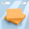 thumbnail image 1 of Hot! Sticky Notes*200 Pieces, 3X3 Removable Super Sticky Notes Orange 3*3 Feet Tearable and Super Sticky Notes, Bright Colors 200 Sheets, Plertrvy (Wild Orange01019), 1 of 2