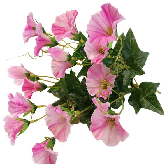 Hot Sale!Veeogra Artificial Faux Petunia Flower Bouquet Simulation Succulent Plants for Home Decoration Garden Wall Arrangement,Pink