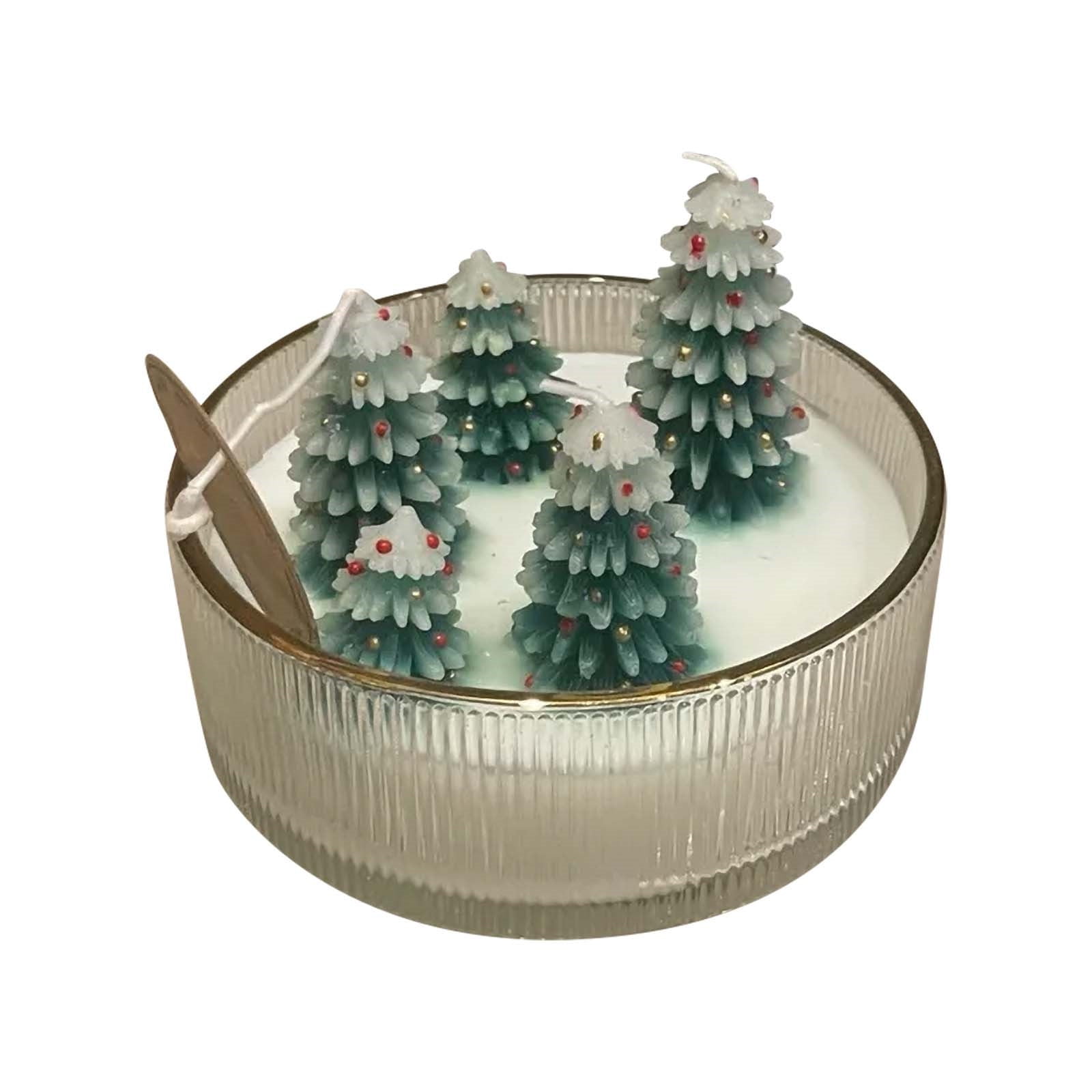 Hot Sale！Viral Home Goods Christmas Tree Candle,Winter Forest Scented