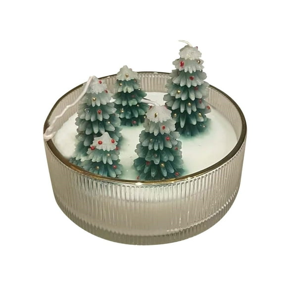 Viral Home Goods Christmas Tree Candle,Winter Forest Scented Candle,Winter Candle,Holiday Candles,Tree Candles for Christmas Home Decoration Gifts for Plant Lovers,Xmas Party Decoration