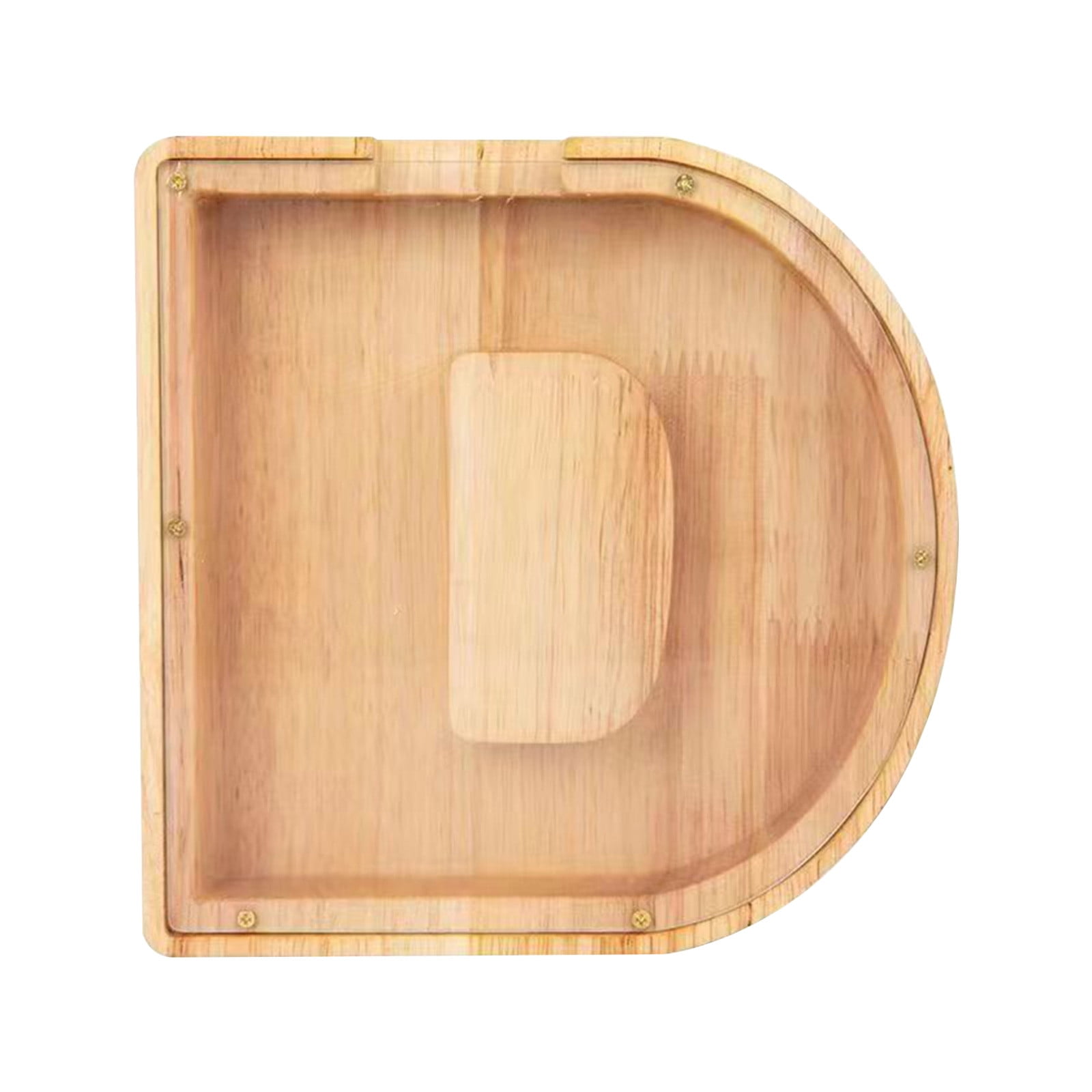 Personalized Wooden Letter Piggy Bank For Kids - 9.2 Inch Large Alphabet Bank With Acrylic Cover, Letter G