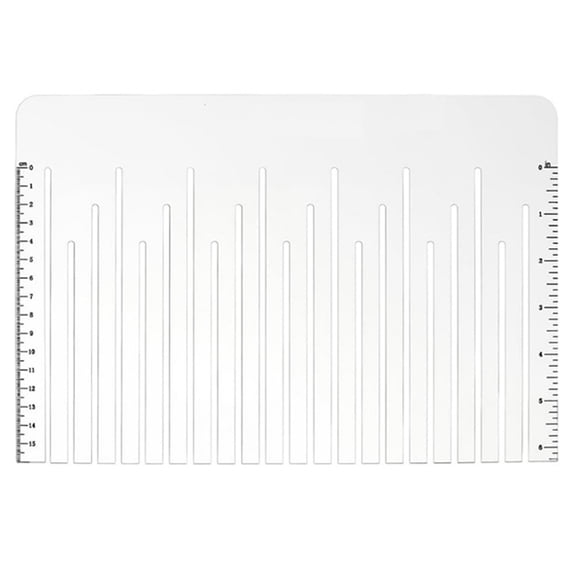 Hot Sale ZZYuan Tie Blanket Ruler Template Acrylic Quilting Ruler Template Quilt Rulers Sewing Rulers Templates Rectangle Measuring Tool for DIY No Sew Blanket Fabric Crafts Cutting