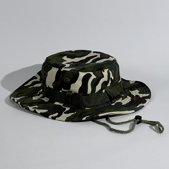 Hot Sales Under $5 Multicolor Unisex Wide-Brim Hat GIJNRIUIUA Mens and Womens Summer Leisure Outdoor Mountaineering Jungle Sun Big Brim Fishermans Hat Sun Hat Hat Sun Hats