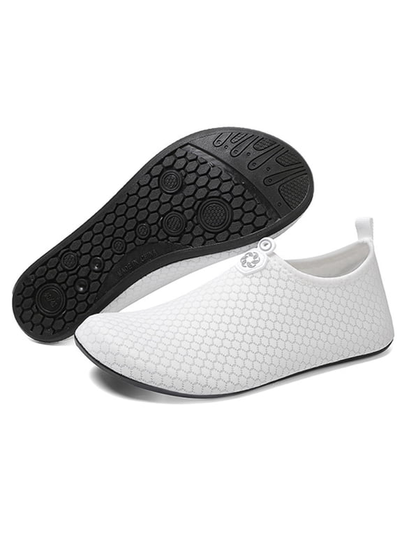 Hot Sales Ankle Socks Under $3 GIJNRIUIUA White Ankle Socks Women's Water Socks Outdoor Socks Thin Soft Sole Water Shoes Lightweight Footwear for Pool & Water Activities Crew Socks