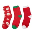 thumbnail image 1 of Hot Sales Ankle Socks Under $5 GIJNRIUIUA Wine Crew Socks Plush Slipper Socks Women Colorful Warm Fuzzy Socks Cozy Soft for Winter Indoor Running Socks, 1 of 6