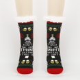 thumbnail image 1 of Hot Sales Fuzzy Cuffs Socks Under $5 GIJNRIUIUA Blackish Green Crew Socks Winter Winter Christmas Anti Fleece Thickened Lamb Socks Slippers Socks Ankle Socks, 1 of 5