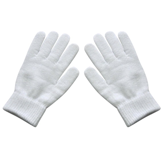 Hot Sales Gloves for Women Men GIJNRIUIUA Under $3 Men's and Women's Knitted Gloves, Winter Riding Warm and Fleece Gloves Multicolor Gloves & Mittens