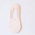 thumbnail image 1 of Hot Sales Invisible Socks for Women Under $2 GIJNRIUIUA Pink No-Show Socks Fashion Womens Cotton Blend Lace Antiskid Low Cut Socks Toe Ankle Sock Athletic Socks, 1 of 2