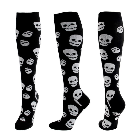 Hot Sales Knee High Stockings Under $2 GIJNRIUIUA White Knee-High Socks 1 Pairs Unisex Knee High Socks Fashion Heart Pattern Funny Gift for Teen Girls Cotton Pregnancy Sports Travel Flight