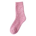 thumbnail image 1 of Hot Sales Socks for Men and Women Under $2 GIJNRIUIUA Pink Crew Socks Extra Thick Socks for Women Autumn/Winter Mid Calf Socks with Thick Insulation Fuzzy Thread Loop Knit and Towel Socks for Winter, 1 of 5