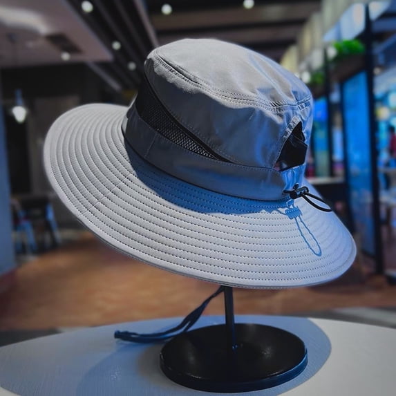 Hot Sales Under $5 Dark Gray Beach Sun Hat GIJNRIUIUA 50+ Men's Sun Hat Wide Brim Bucket Hat Hat for Mens Womens Gardening Fishing Visor Hats