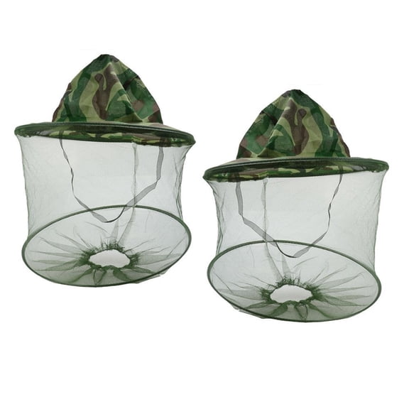 Hot Sales Under $5 Green Mosquito Head Net Hat Sun Hat GIJNRIUIUA Protector Mesh 2Pc Net Sun Hat Fish Cap Resistance Baseball Caps