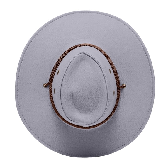 Hot Sales Under $5 Grey Cowgirl Hat GIJNRIUIUA Men Women Cowboy Hat Western Cap Wide Sunhat Winter Baseball Caps