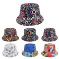 thumbnail image 1 of Hot Sales Under $5 Multicolor Bucket Hat Sun Protection GIJNRIUIUA Women Lady Bucket Hat Trendy Lightweight Outdoor Summer Sun Hat Summer Hats, 1 of 5