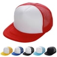 thumbnail image 1 of Hot Sales Under $5 White Trucker Hat GIJNRIUIUA Mesh Baseball Hat Cap Visor Hat Blank Unisex Baseball Caps Beach Hats, 1 of 3