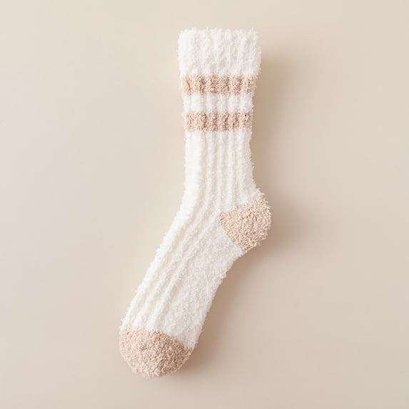 Hot Sales Warm Socks for Women Under $2 GIJNRIUIUA Khaki Crew Socks Winter Warm Soft Winter Comfort Thickened Warm Sleeping Socks for Women Slipper Socks