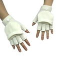 thumbnail image 1 of Hot Sales Winter Fingerless Gloves GIJNRIUIUA Under $4 Adult Women Men Winter Hand Wrist Warmer Cover Fingerless Gloves White Gloves & Mittens, 1 of 2
