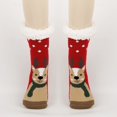 thumbnail image 1 of Hot Sales Women Socks Under $5 GIJNRIUIUA Khaki Crew Socks Winter Winter Christmas Anti Fleece Thickened Lamb Socks Slippers Socks Calf Socks, 1 of 5