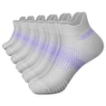 thumbnail image 1 of Hot Sales Women's Ankle Socks Under $5 GIJNRIUIUA Grey Crew Socks Basketball Socks Color Short Socks 6Pc Ruffle Socks, 1 of 2