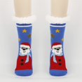 thumbnail image 1 of Hot Sales Womens Cute Crew Socks Under $5 GIJNRIUIUA Sky Blue Crew Socks Winter Winter Christmas Anti Fleece Thickened Lamb Socks Slippers Socks Ankle Socks, 1 of 5