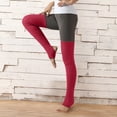 thumbnail image 1 of Hot Sales Womens High Waist Tights Under $6 GIJNRIUIUA Watermelon Red Tights Women's Solid Knitted Warm Yoga Socks Knee Socks Ballet Dance Leggings Socks Stockings, 1 of 8