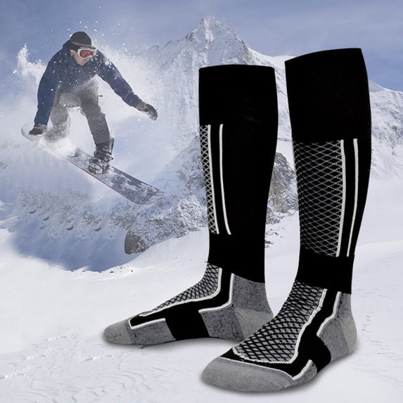 Hot Sales Womens Knee High Socks Under $4 GIJNRIUIUA Grey Knee-High Socks Socks Winter Men Women Outdoor Sports Snowboard Cotton Thermal Warm Long Ski Socks Leg Warmers