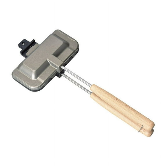 Hot Sandwich Maker with Non-Stick Plates,Double-Sided Breakfast Maker,Sandwich Frying Removable Handle B