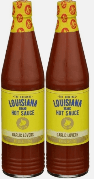 Hot Sauce Garlic Lovers 2 Bottles 6 Oz Each