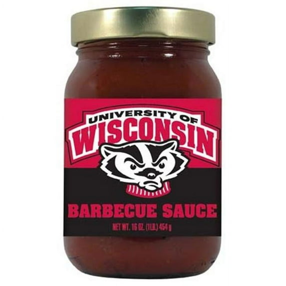 Hot Sauce Harrys 2830 WISCONSIN Badgers BBQ Sauce Sweet & Smoky - 16oz