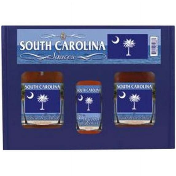 Hot Sauce Harrys SC1083 Palmetto Moon Gift Set with Salsa BBQ & Hot Sauce