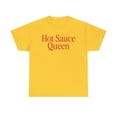 thumbnail image 1 of Hot Sauce Queen Shirt Gifts Tshirt Crew Neck Short Sleeve, 1 of 2
