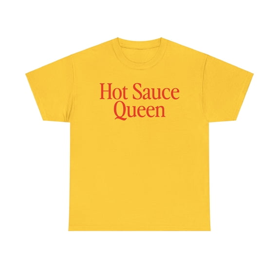 Hot Sauce Queen Shirt Gifts Tshirt Crew Neck Short Sleeve