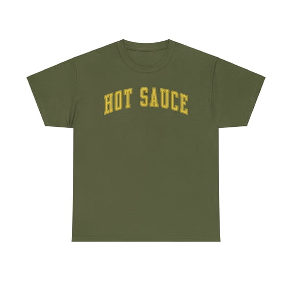 Hot Sauce Shirt Gifts Tshirt Crew Neck Short Sleeve