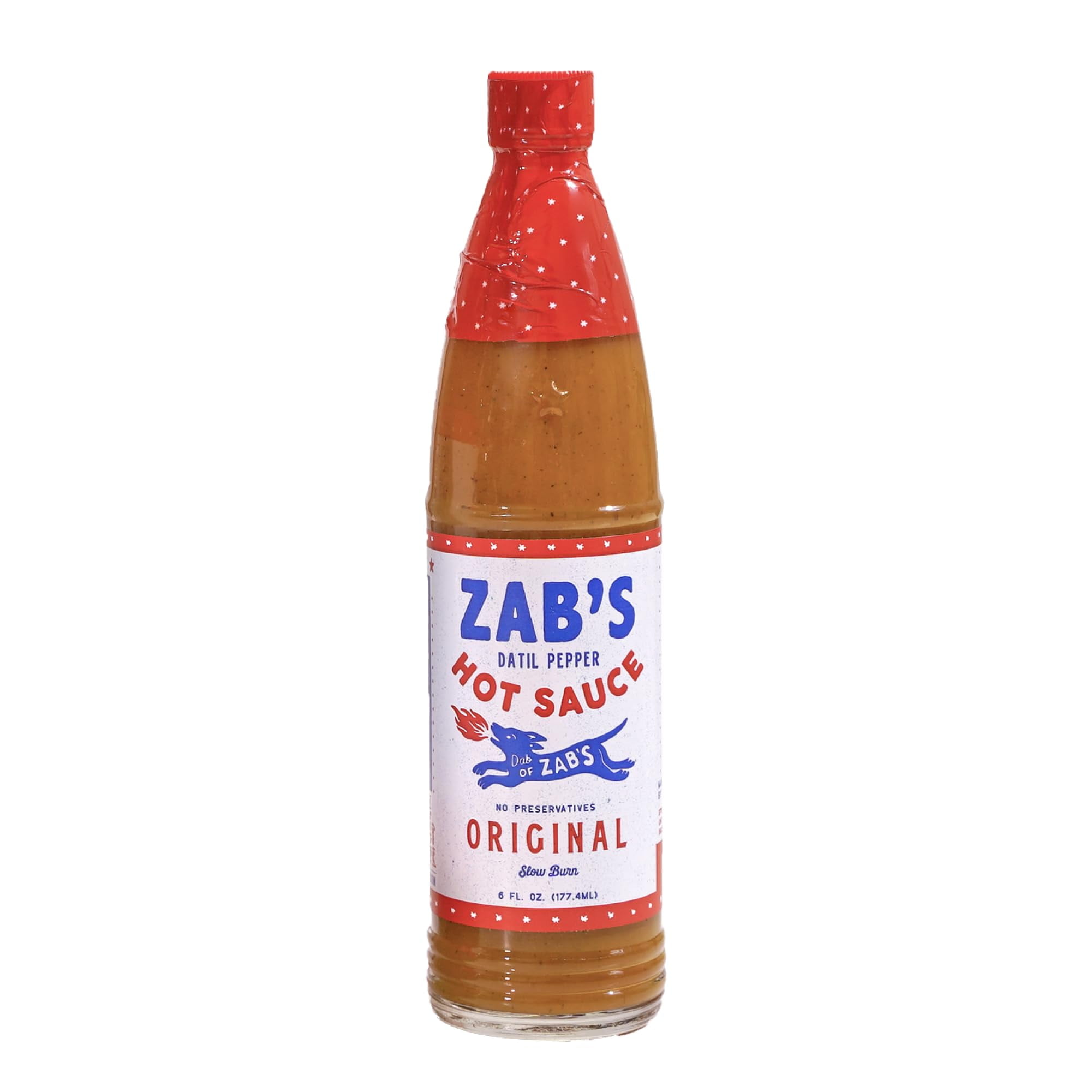 Hot Sauce by Zab's Zesty Original Style (6 Fl. Oz 1 Pack) Signature