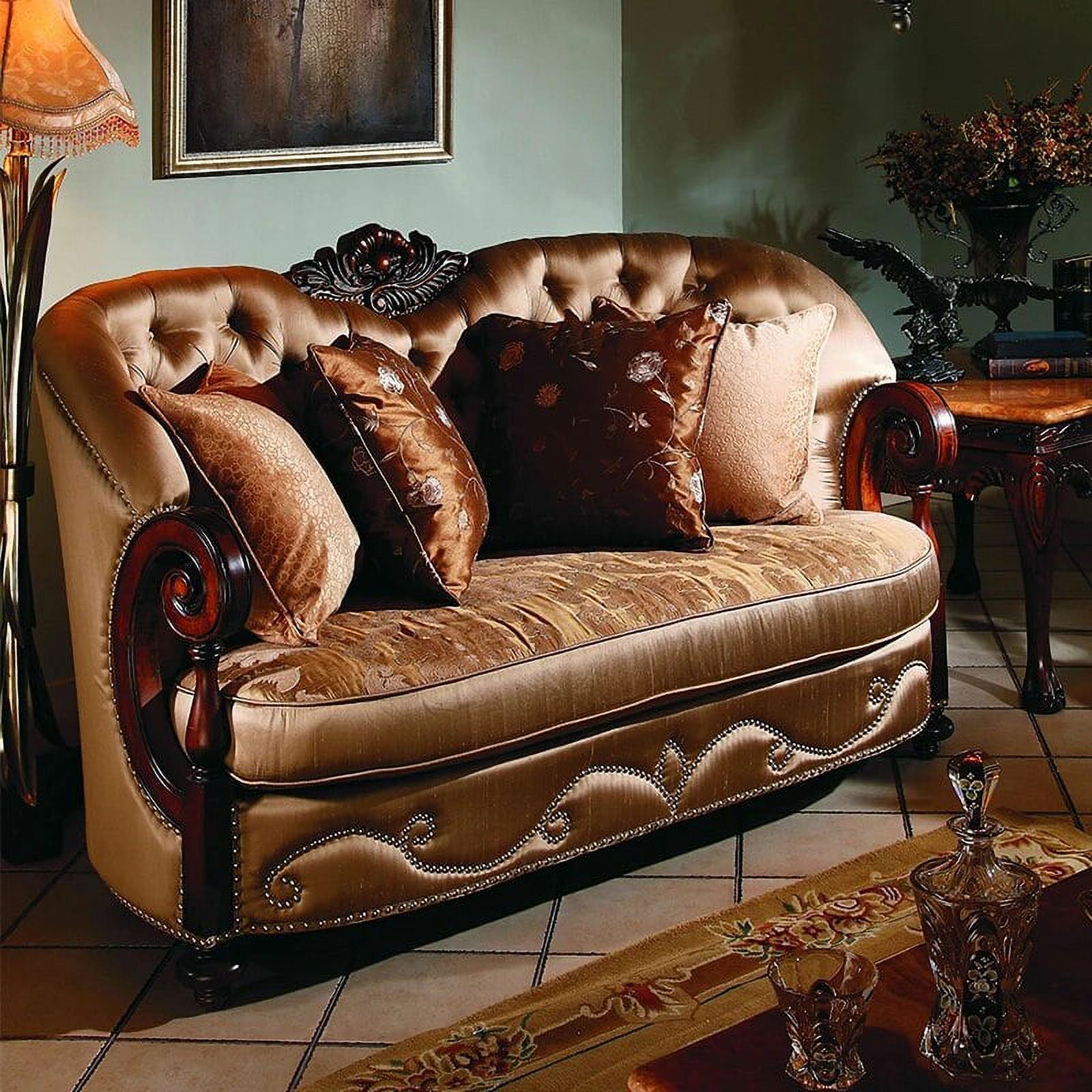 Hot Sell Sofa Set Furniture Birch Wood Living Room Sofas GH57