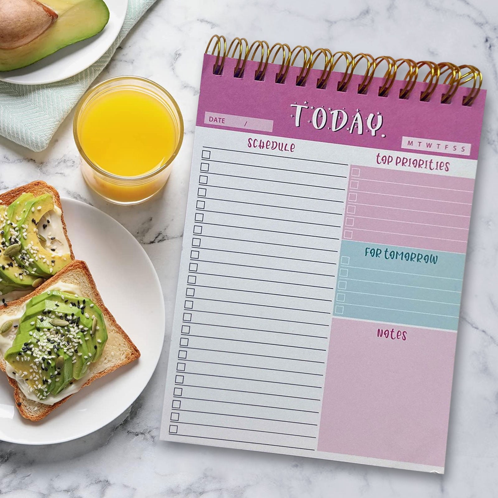 Hot Sell!To Do List Notepad,Sticky Notes,The Double Coil Design of The ...