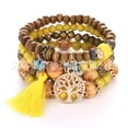 thumbnail image 1 of Hot-Selling Bohemian Ethnic Style Bracelet - Multi-Layer Wood Beaded Stretch Bracelet In Stock, 1 of 11