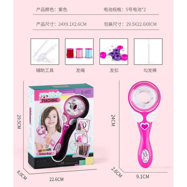 Hot Selling Fullautomatic Threestrand Hair Braiding Device Girl Hair