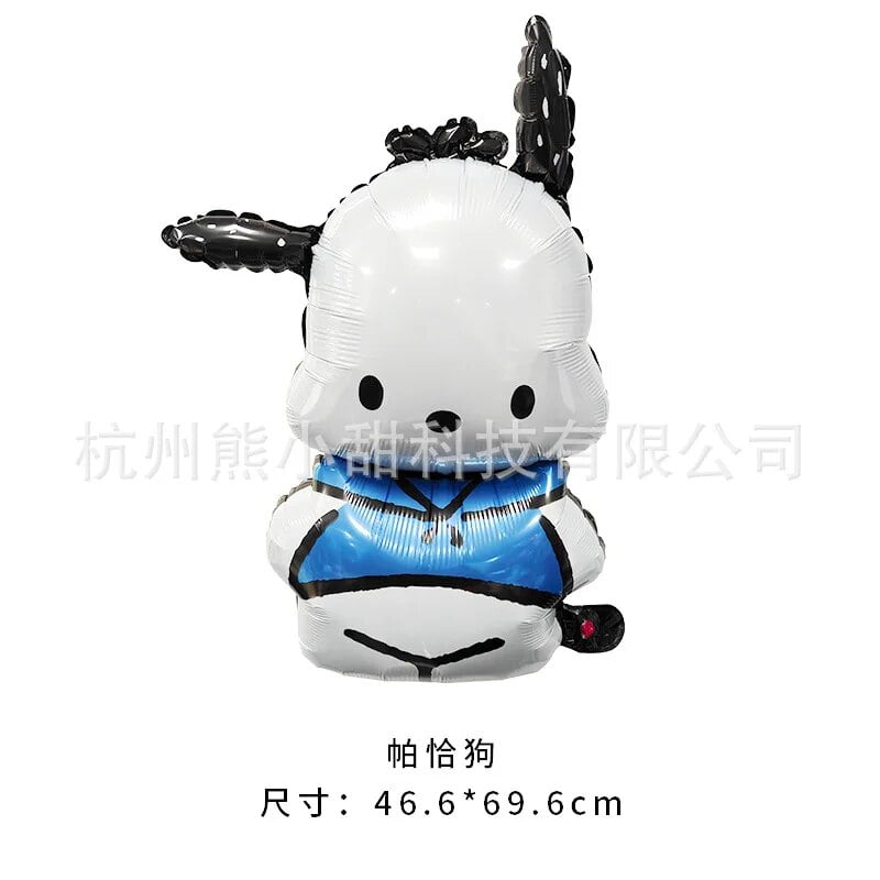 Hot Selling Hello Kitty Sanrio Shaped Aluminum Film Balloon Kuromi Jade 