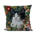 thumbnail image 1 of Hot Selling Imitation Embroidery Inspired Pillow Case Field Style Kittens Home Decoration Polyester Pillow, 1 of 5