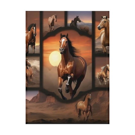 Hot Selling Items!Mohdy 100*130 Winter Blanket,Horse Blanket Horse for Horse Lover Horse Print Throw Blanket Horse Blanket for Girls Cozy Warm Comfy Blanket,Thoughtful Gifts for Family and Friends