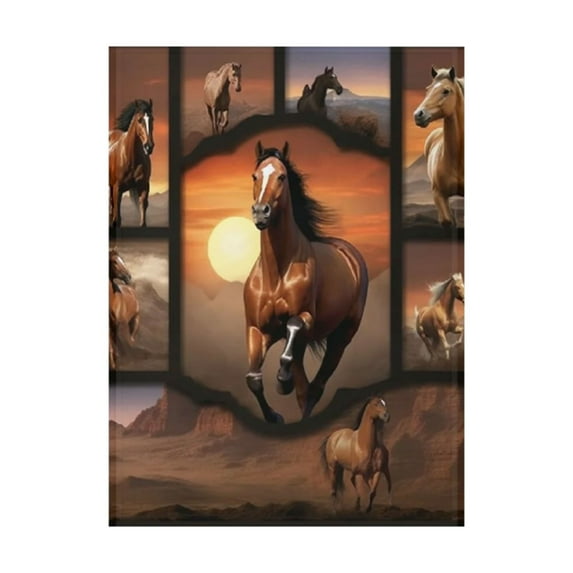 Hot Selling Items!Mohdy 100*130 Winter Blanket,Horse Blanket Horse for Horse Lover Horse Print Throw Blanket Horse Blanket for Girls Cozy Warm Comfy Blanket,Thoughtful Gifts for Family and Friends