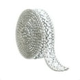 thumbnail image 1 of Hot Selling Items!Mohdy 3*3 White Glass Rhinestone Ribbon (1.2Cm Wide),Adhesive Ribbons Ribbon Strips for Diy Craft Home Clothing Wedding Christmas Decoration Birthday Decor Wrap Sticker, 1 of 7