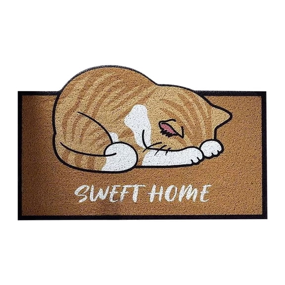 Hot Selling Items!Mohdy Cat-Shaped Rug Ea,Cat Rug Cat_Shaped Rugs Handmade,Room Decor Kids Pet Decorations Mat Animal Rug,Handmade Kids Room Decor,Pet Themed Door Mat for Children’S Bedroom,Nursery