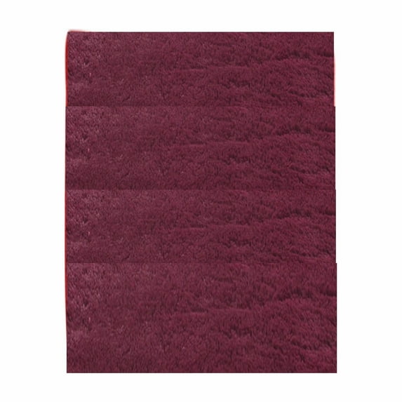 Hot Selling Items!Mohdy Long-Haired Burgundy Rug S,Modern Soft Small Shaggy Rug for Bedroom Livingroom Dorm Kids Room Indoor Home Decorative Non Slip Plush Furry Area Rugs Comfy Nursery Floor Carpet