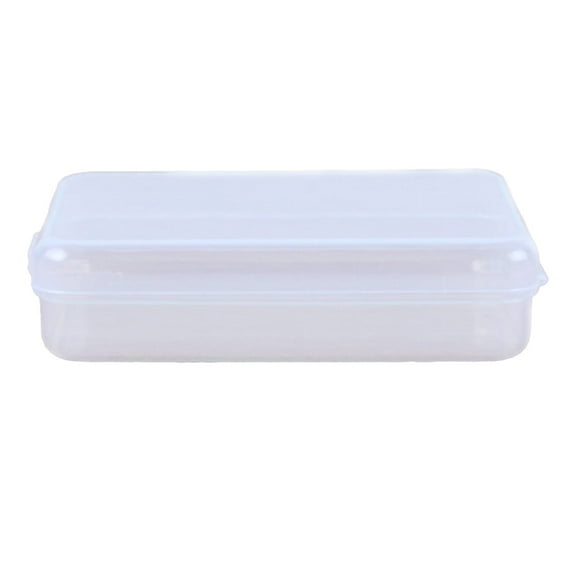 Hot Selling Items!Mohdy Rectangular Transparent Plastic Box,Cover Container Experiment Small Flat Teaching Equipment Storage Box,Small Parts Organizer for Crafts,Office Supplies & Teaching Equipment