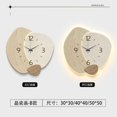 thumbnail image 1 of Hot Selling Machinery Fashion Cream Wind Creative Living Room Clock Wall Clock High-end Atmospheric Clock Hanging Wall (shilai-B,40 no lamp), 1 of 7