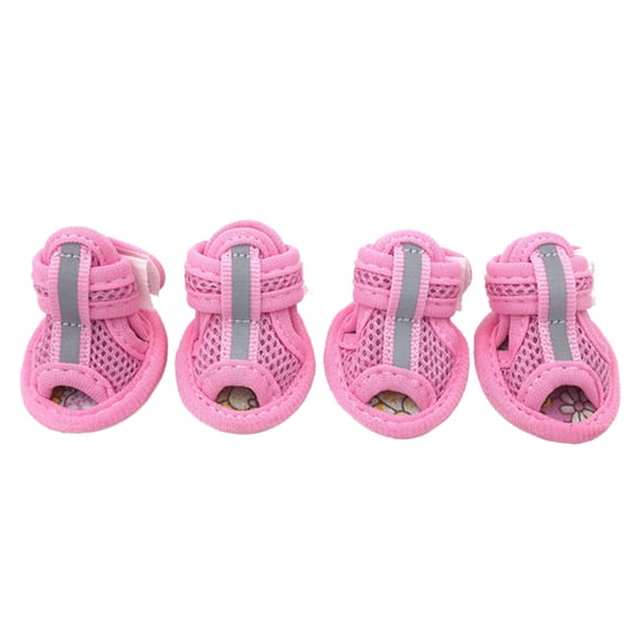 Hot Selling Tendon Bottom Mesh Pet Sandals Dog Sandals Teddy Shoes Spring and Summer Shoes Vip Puppy Non-Slip Shoes Supplies