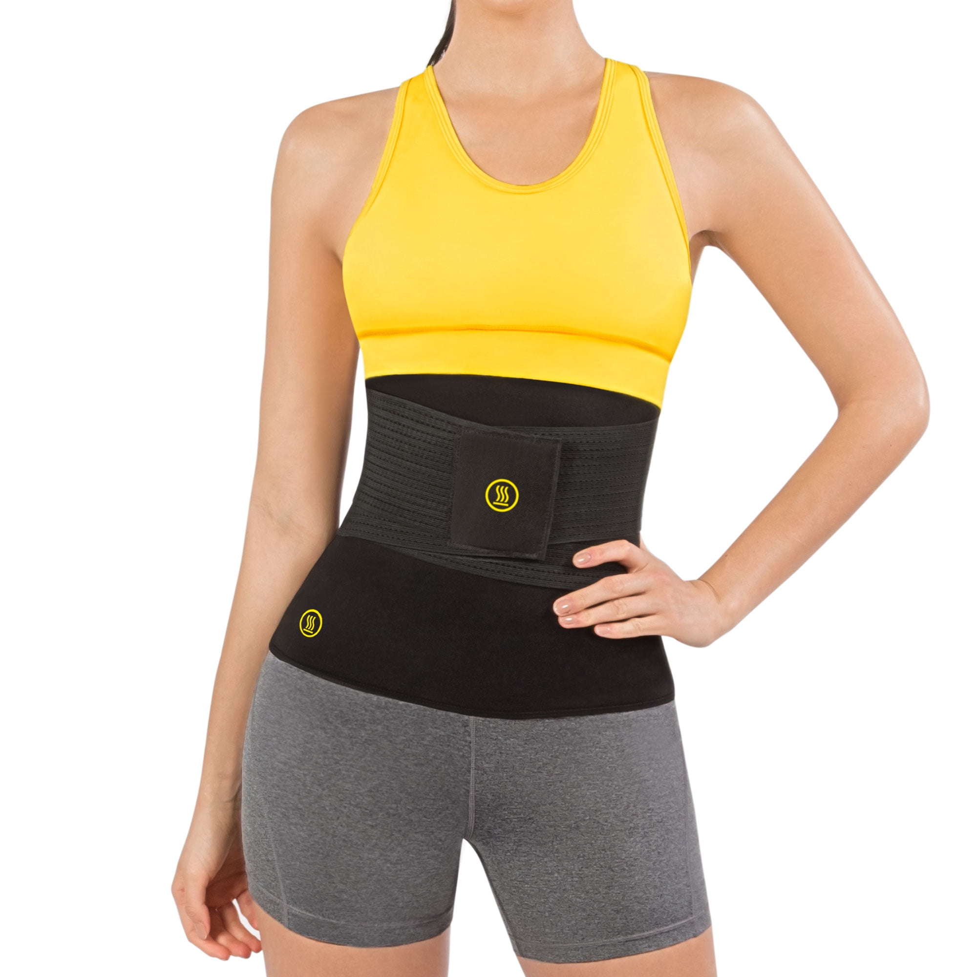 Hot Shapers Belt with Waist Trainer - Weight Loss, Fitness, Hourglass Figure - Walmart.com